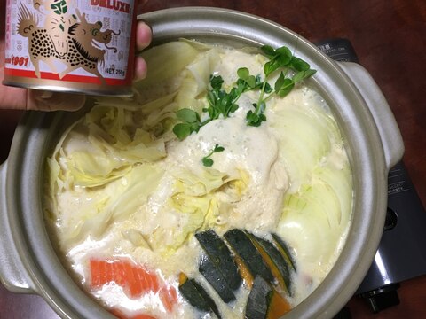 創味シャンタンde豆乳鍋♪